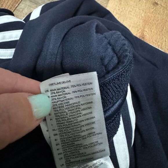 Navy adidas track joggers climalite - Picture 15 of 15